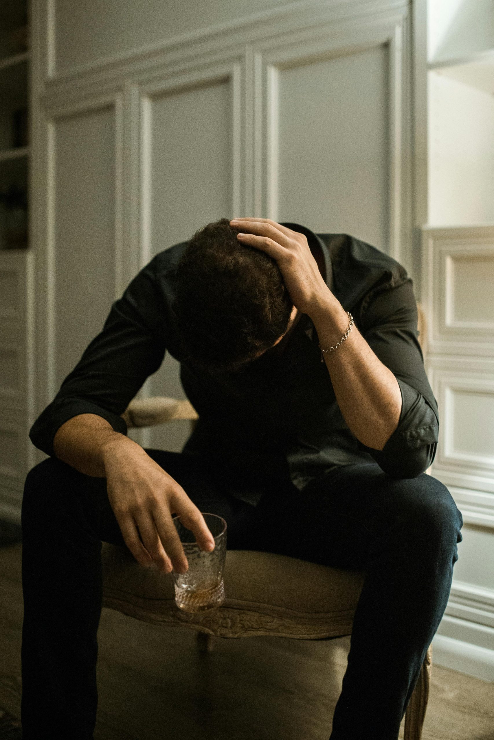 What does anxiety look like in men?