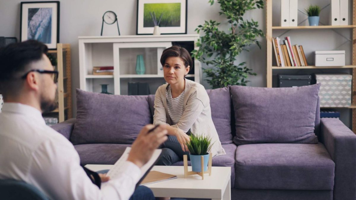 Woman talking to her counsellor for Anxiety Treatment In New York City